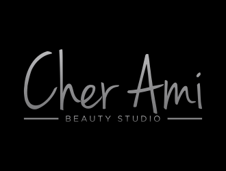 Cher Ami Beauty Studio logo design by p0peye