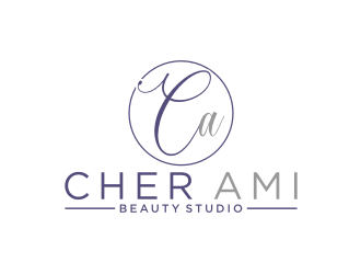 Cher Ami Beauty Studio logo design by Artomoro