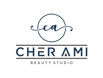 Cher Ami Beauty Studio logo design by Zhafir