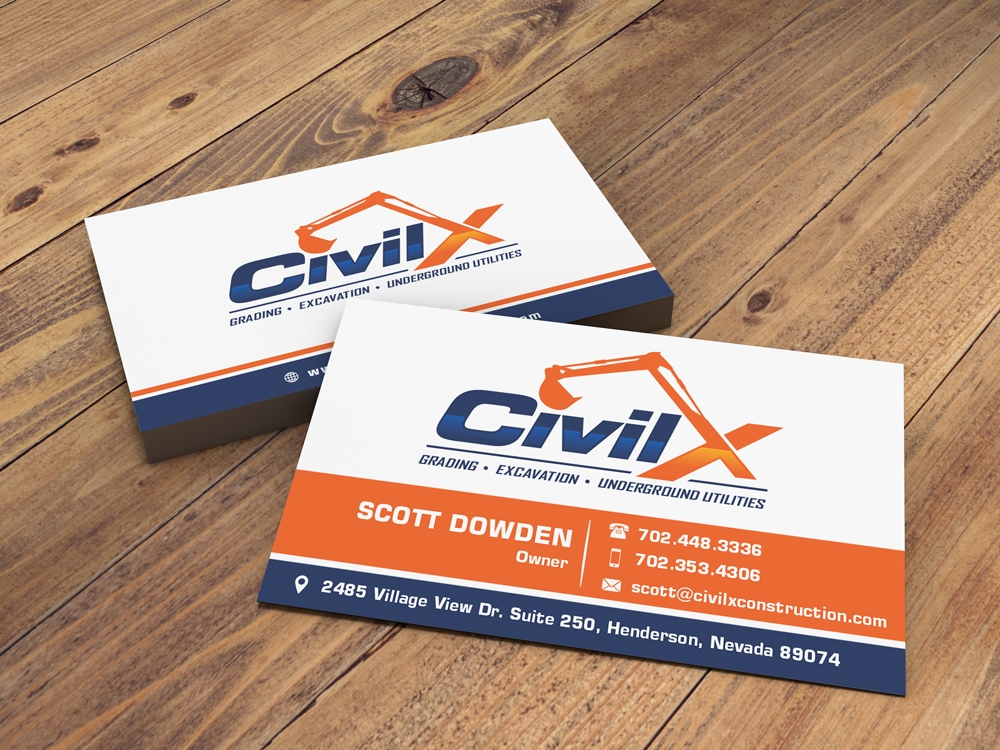 Civil X logo design by ManishKoli