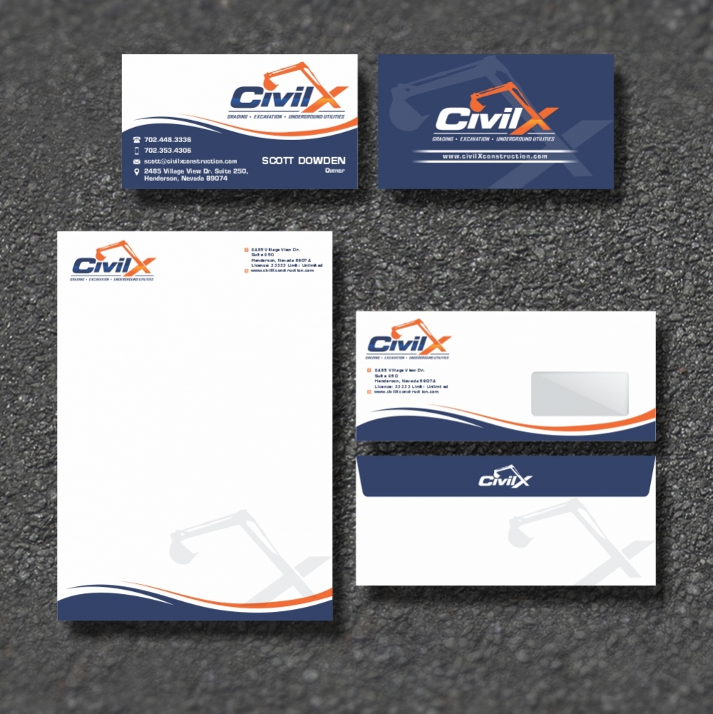 Civil X logo design by ManishKoli