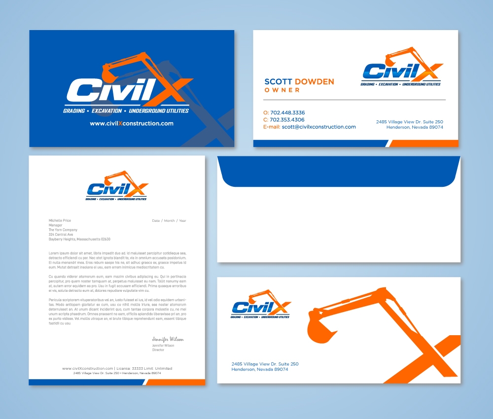 Civil X logo design by labo