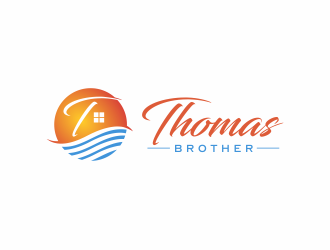 Thomas Brothers Real Estate  logo design by up2date