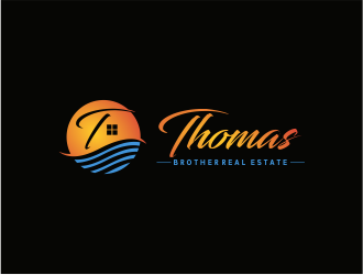 Thomas Brothers Real Estate  logo design by up2date