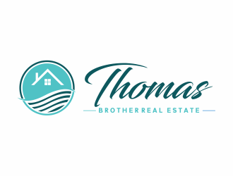 Thomas Brothers Real Estate  logo design by up2date