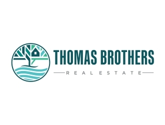 Thomas Brothers Real Estate  logo design by dibyo