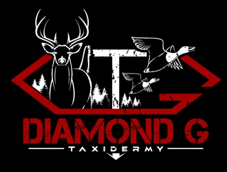 Diamond G Taxidermy Logo Design