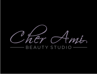 Cher Ami Beauty Studio logo design by puthreeone