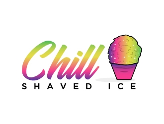 Chill Shaved Ice logo design by wongndeso