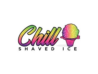 Chill Shaved Ice logo design by wongndeso