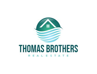 Thomas Brothers Real Estate  logo design by zonpipo1