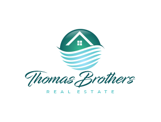 Thomas Brothers Real Estate  logo design by zonpipo1