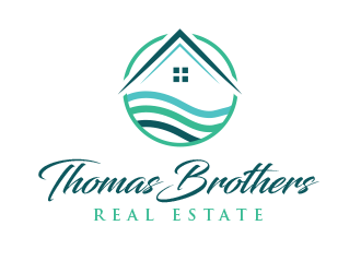 Thomas Brothers Real Estate  logo design by BeDesign