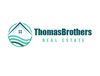 Thomas Brothers Real Estate  logo design by BeDesign