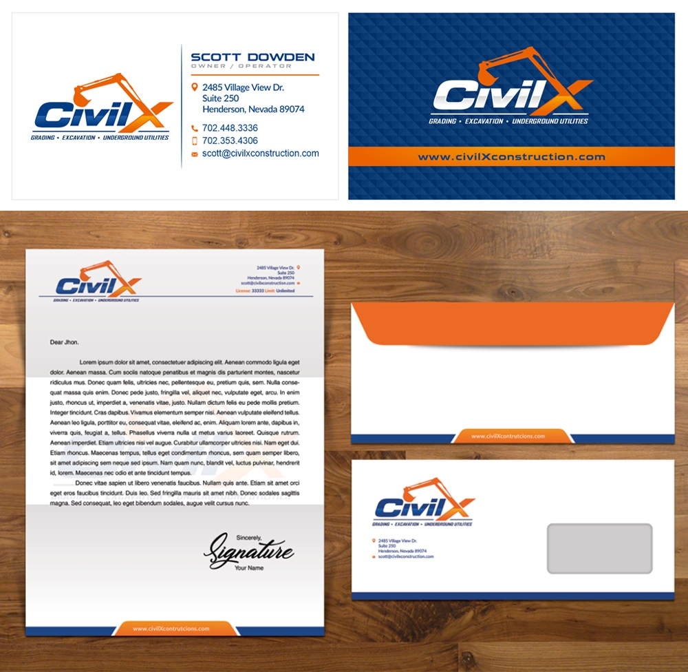 Civil X logo design by Realistis