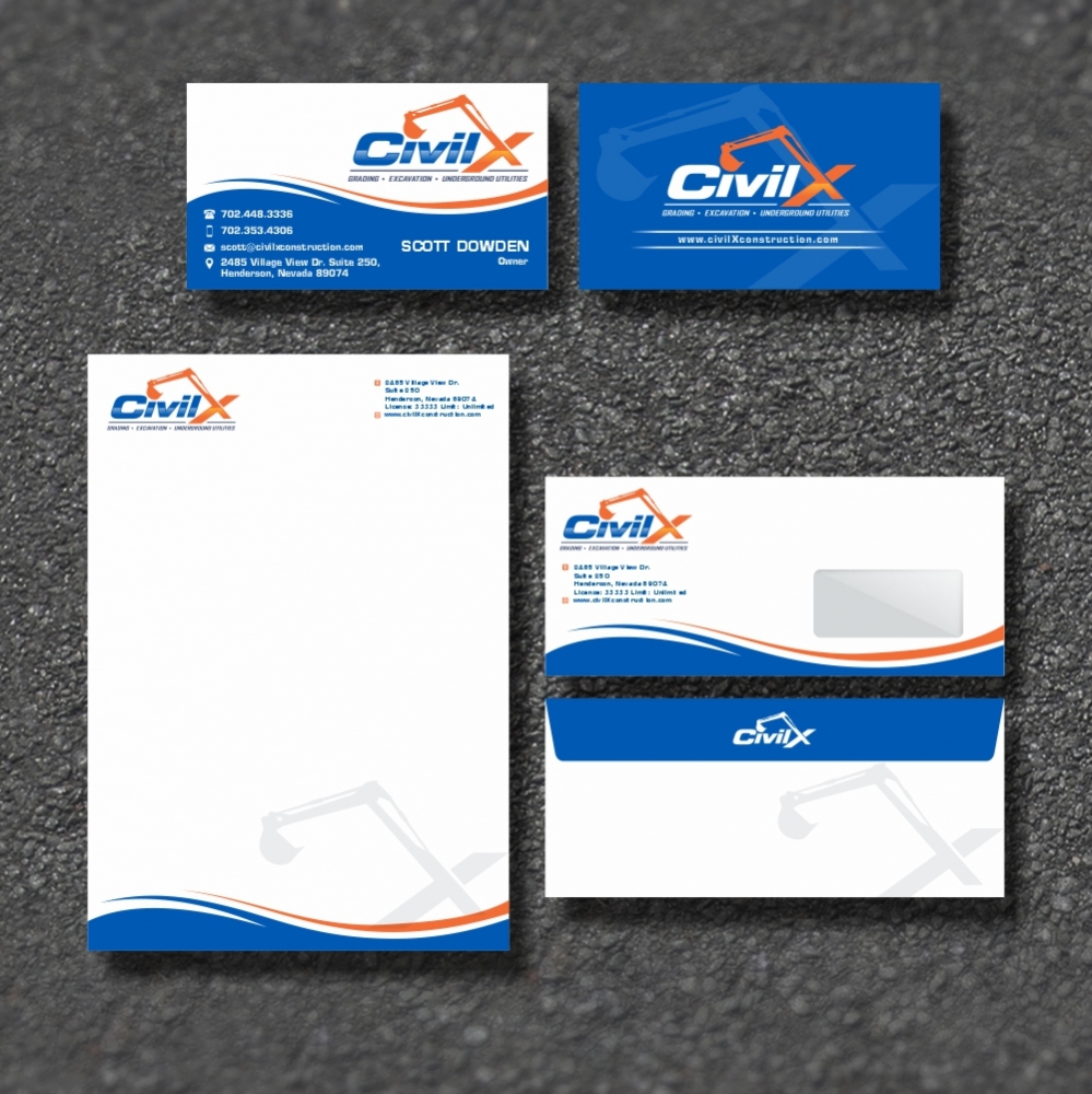 Civil X logo design by ManishKoli