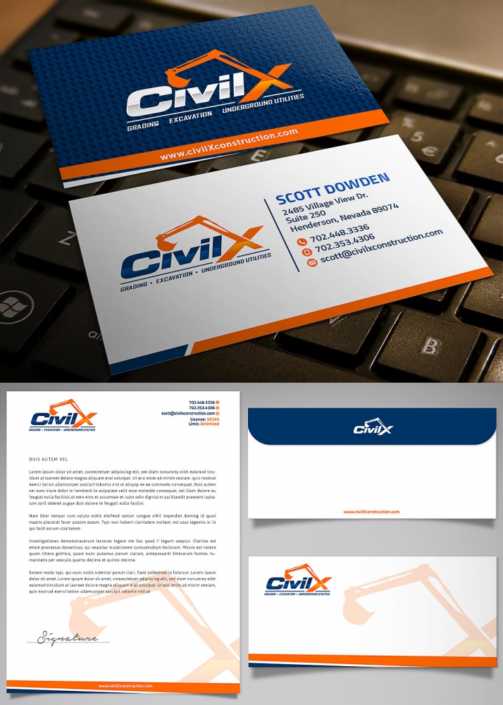 Civil X logo design by scriotx