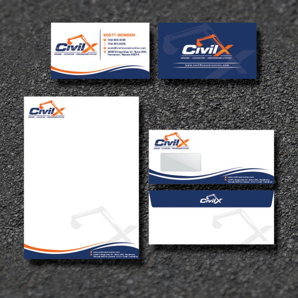 Civil X logo design by ManishKoli