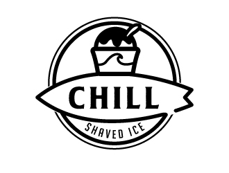 Chill Shaved Ice logo design by jaize