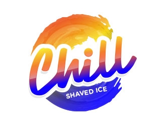 Chill Shaved Ice logo design by er9e