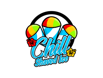 Chill Shaved Ice logo design by ekitessar