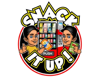 SNACK IT UP! logo design by MAXR