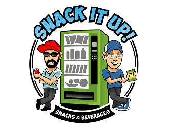 SNACK IT UP! logo design by haze