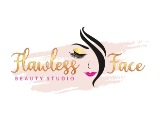 Flawless Face Beauty Studio logo design by ruki