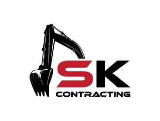 SK Contracting  logo design by aryamaity