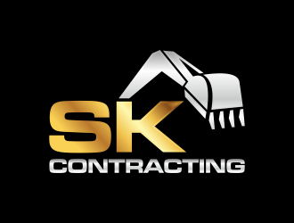 SK Contracting  logo design by RIANW
