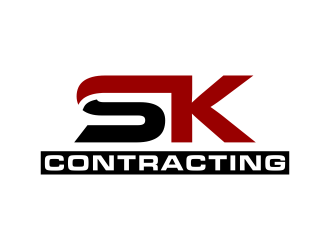 SK Contracting  logo design by p0peye