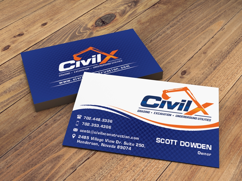 Civil X logo design by ManishKoli