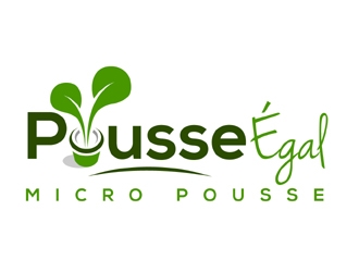 Pousse Égal logo design by MAXR