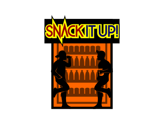 SNACK IT UP! logo design by monster96