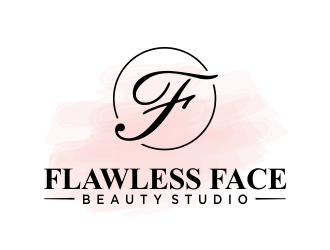 Flawless Face Beauty Studio logo design by done