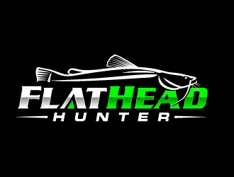 FlatHead Hunter logo design by jaize