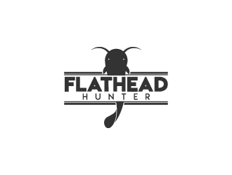 FlatHead Hunter logo design by fastsev