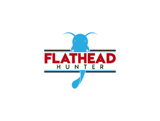 FlatHead Hunter logo design by fastsev