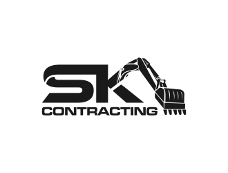 SK Contracting  logo design by pel4ngi