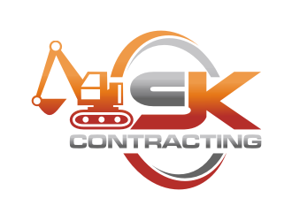 SK Contracting  logo design by rief
