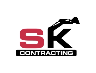 SK Contracting  logo design by mckris