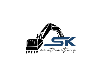 SK Contracting  logo design by Franky.