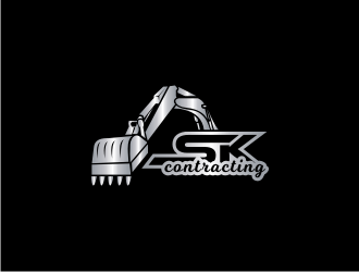 SK Contracting  logo design by Franky.