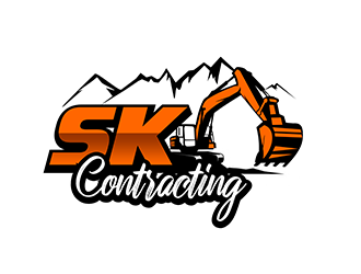 SK Contracting  logo design by 3Dlogos