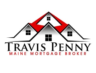 Travis Penny - Maine Mortgage Broker logo design by AamirKhan