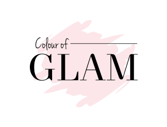 Colour of GLAM logo design by Girly