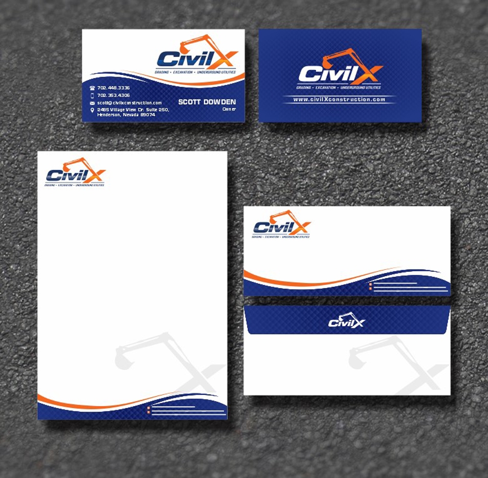 Civil X logo design by ManishKoli