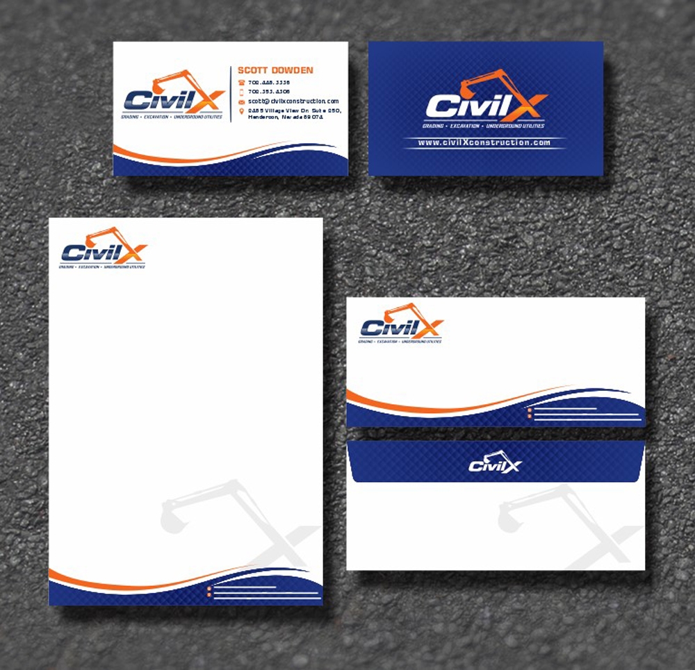 Civil X logo design by ManishKoli