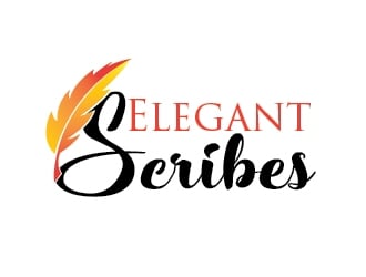 Elegant Scribes logo design by ruthracam