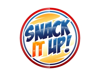 SNACK IT UP! logo design by Kirito